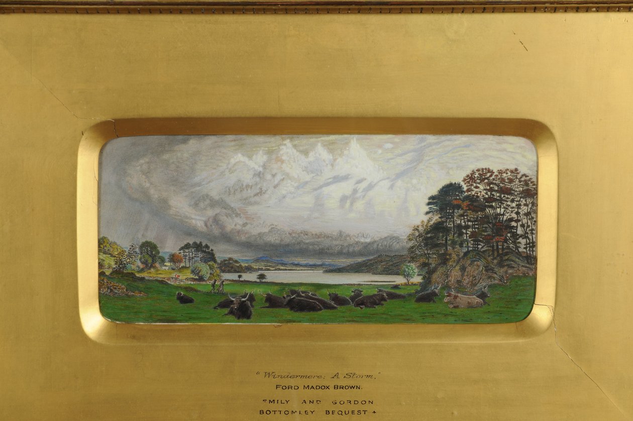 Windermere - Una tormenta de Ford Madox Brown