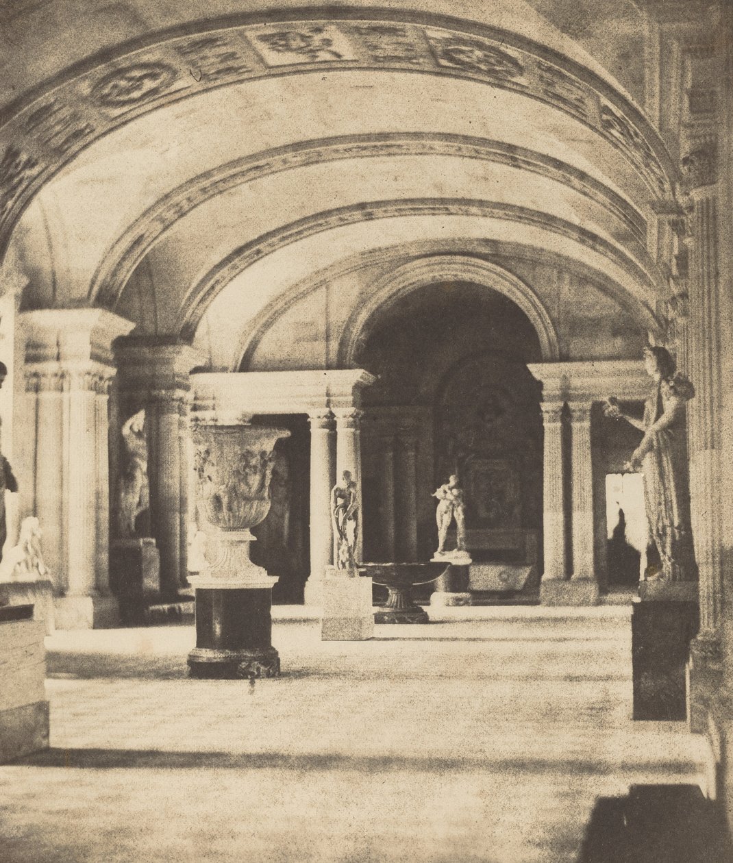 Salón de las Cariátides, Louvre de Fortuné Joseph Petiot Groffier