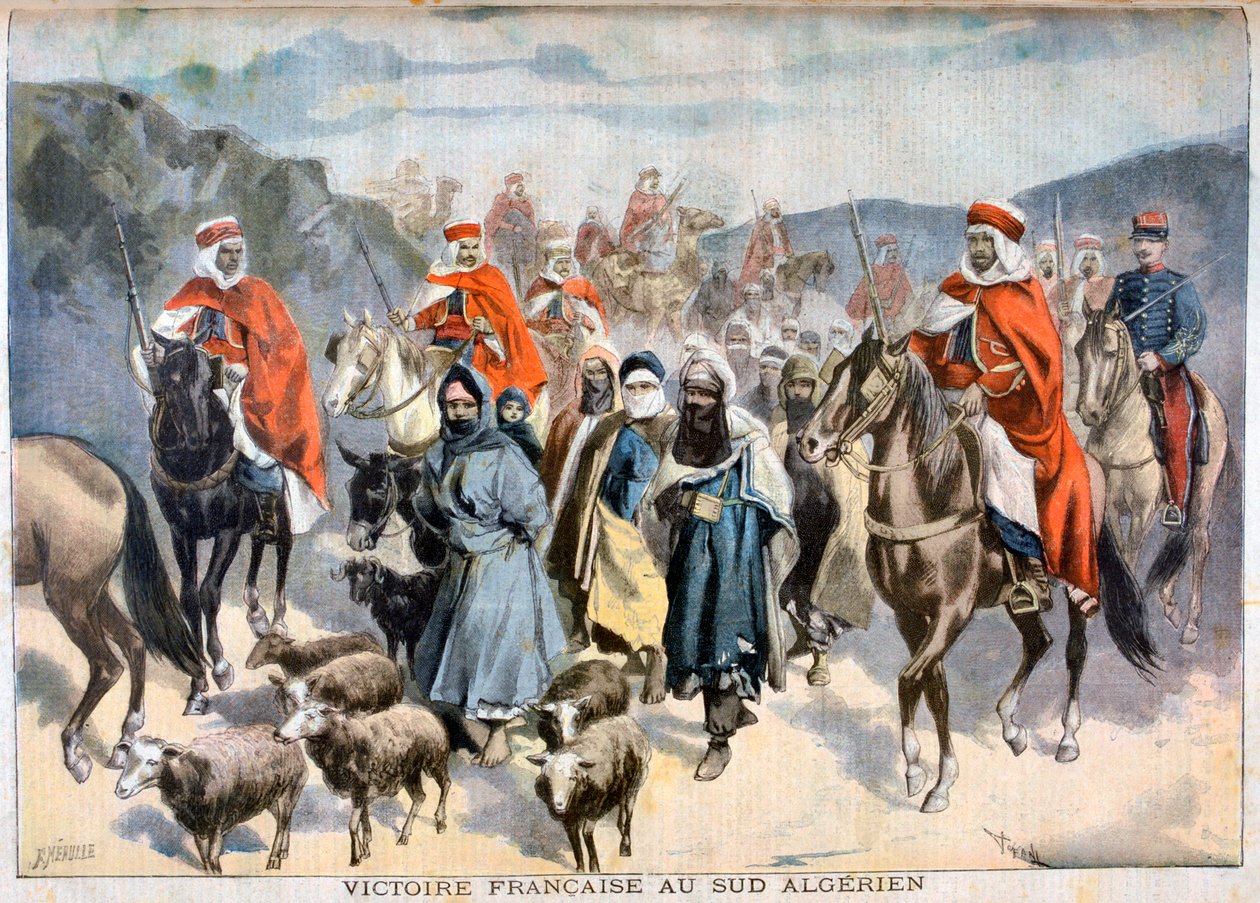 Victoria francesa en el sur de Argelia, 1897 de Fortuné Méaulle