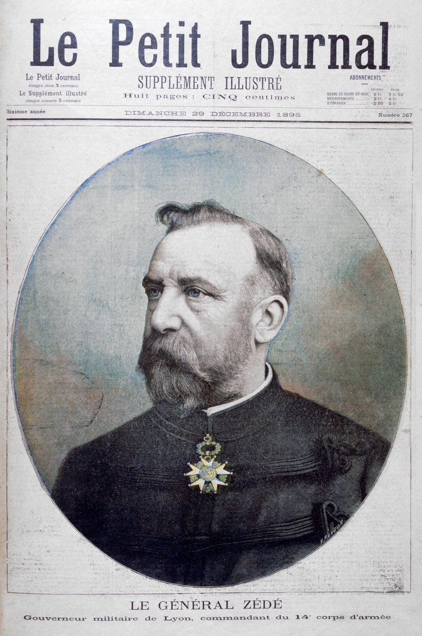 General Zede, gobernador militar de Lyon, Francia, 1895 de Fortuné Méaulle