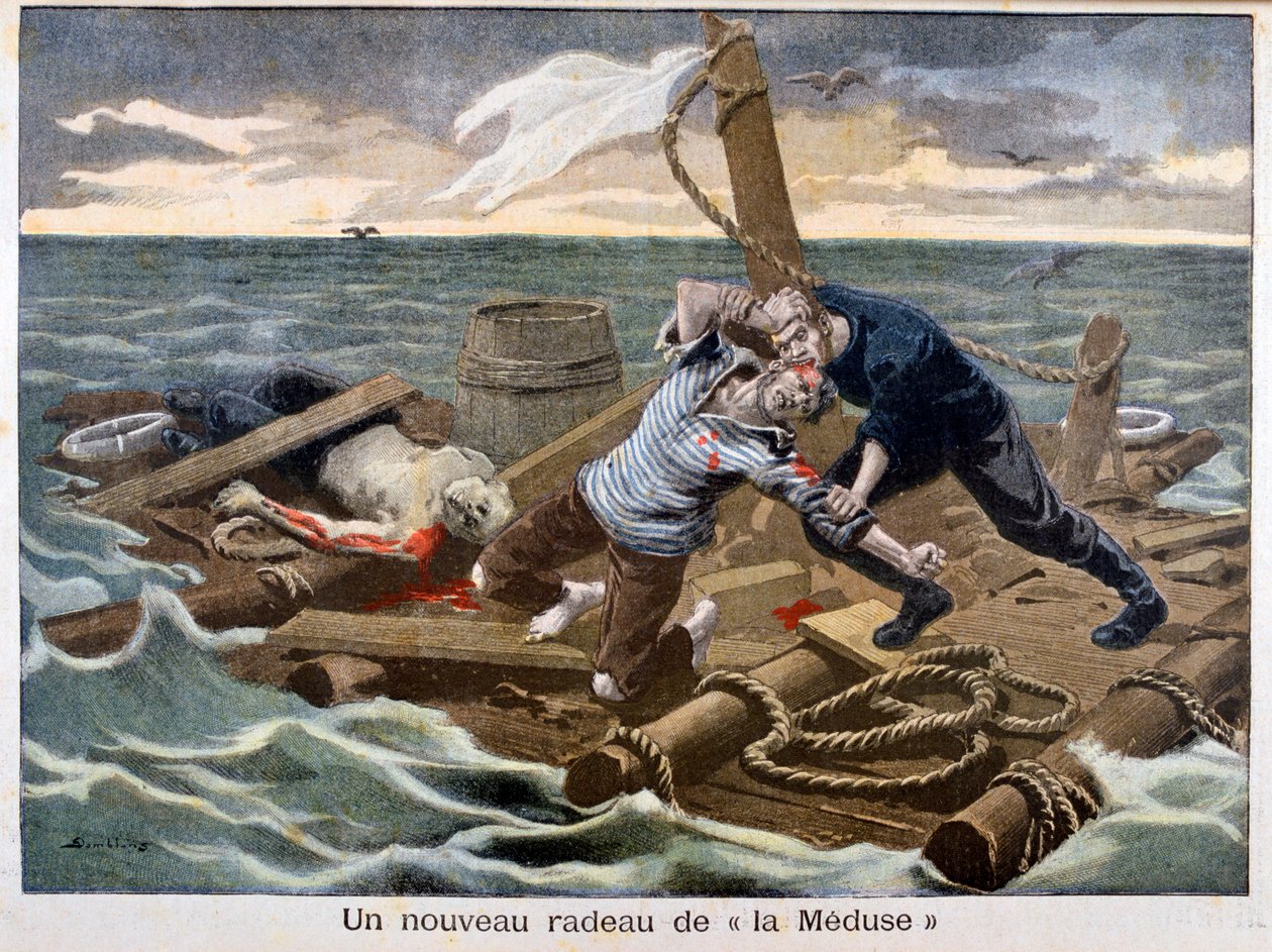 La nueva Balsa de la Medusa, 1899 de Fortuné Méaulle