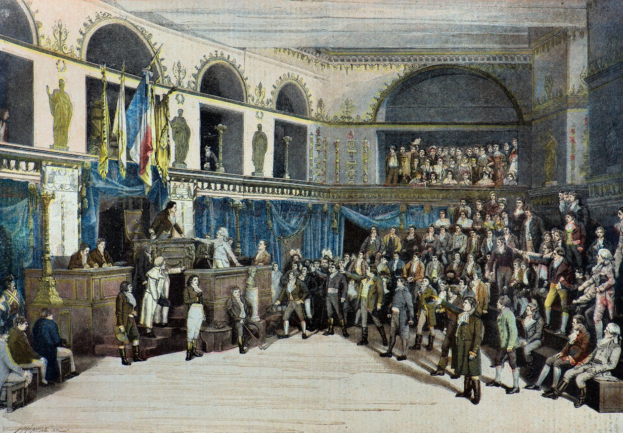 Thermidor , la caida de robespierre, teatro de la porte saint martin de Fortune Louis Meaulle