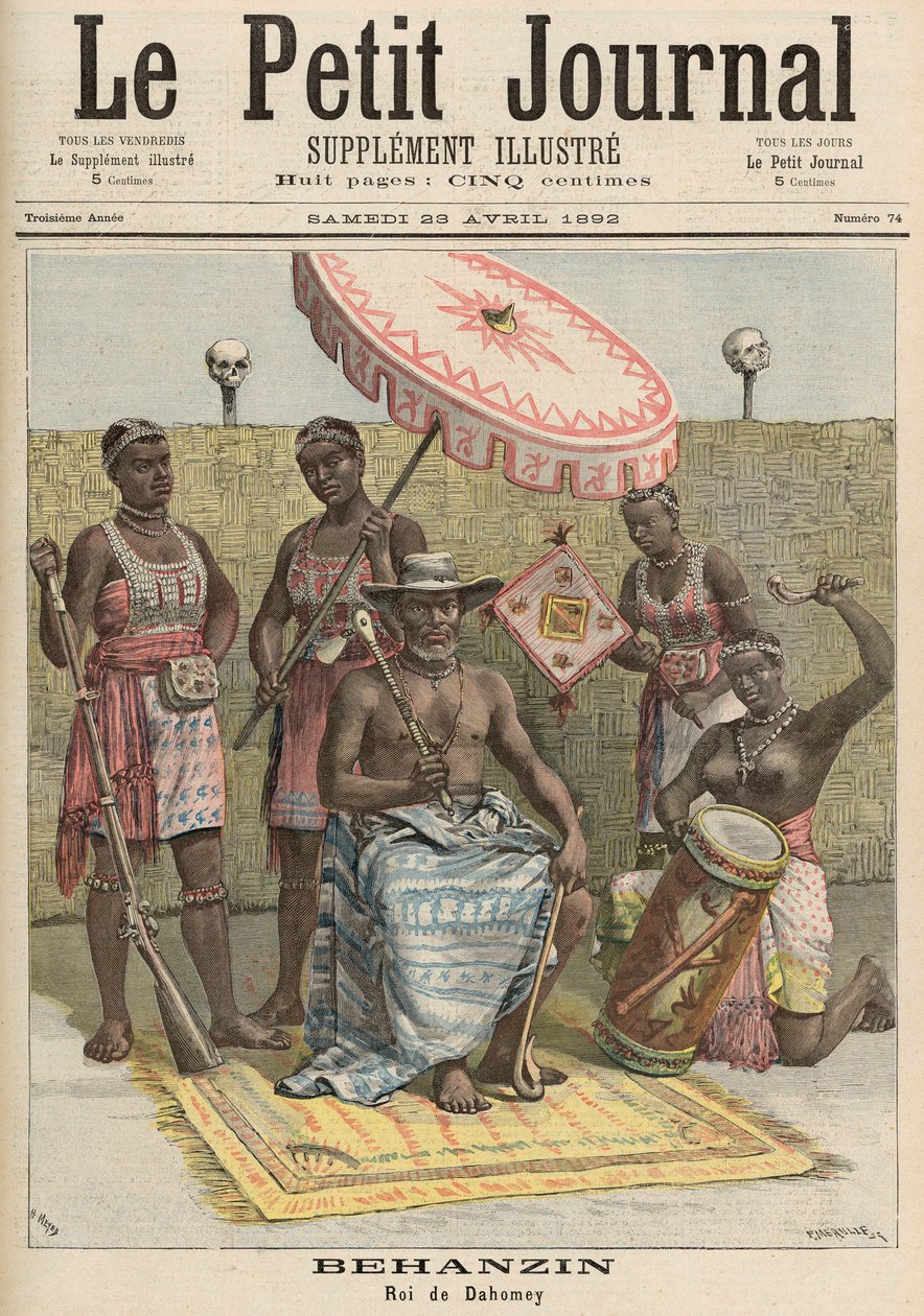 Behanzin, Rey de Dahomey de Fortune Louis Meaulle and Henri Meyer