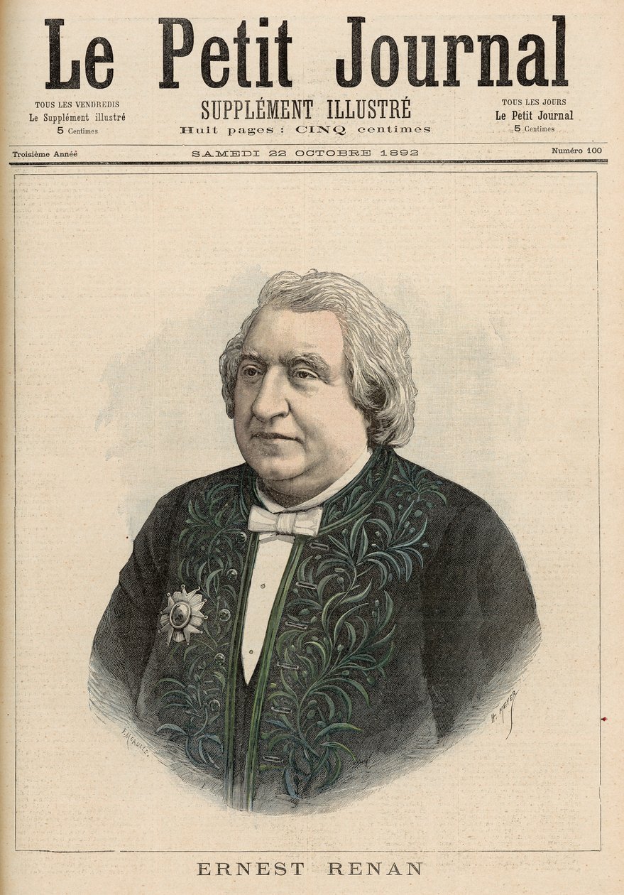 Ernest Renan, de 