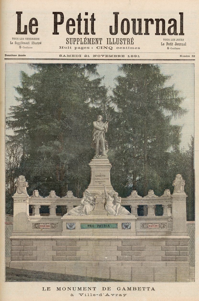 Monumento a Gambetta en Ville-d