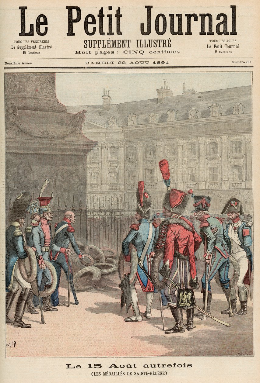 El 15 de agosto de antaño: Las medallas de Santa Helena, de 