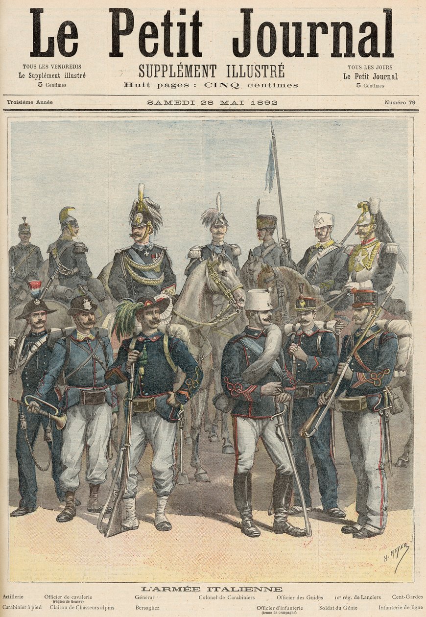 El ejército italiano, de 