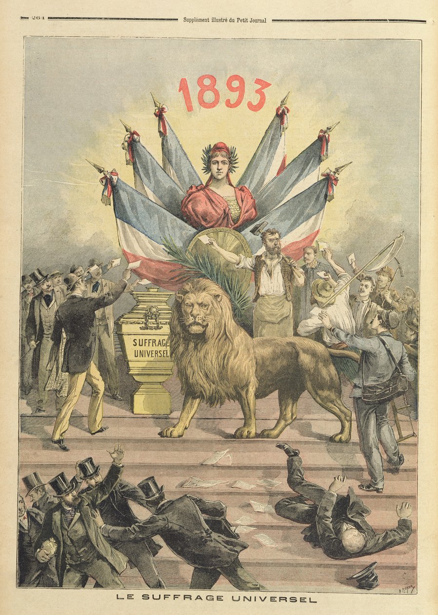 Sufragio universal, ilustración del suplemento de 