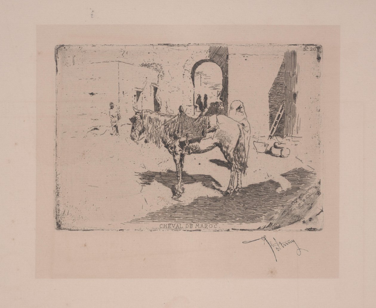 Caballo de Marruecos de Fortuny y Carbó