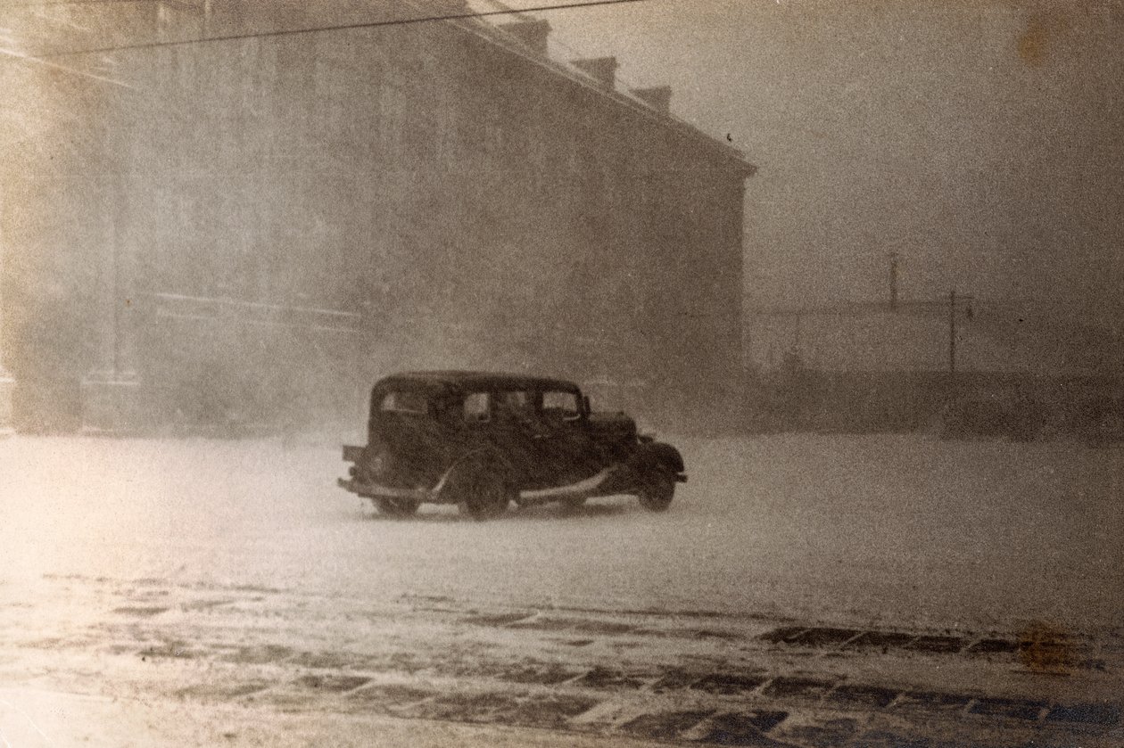 Sapporo bajo la nieve de Fosco Maraini