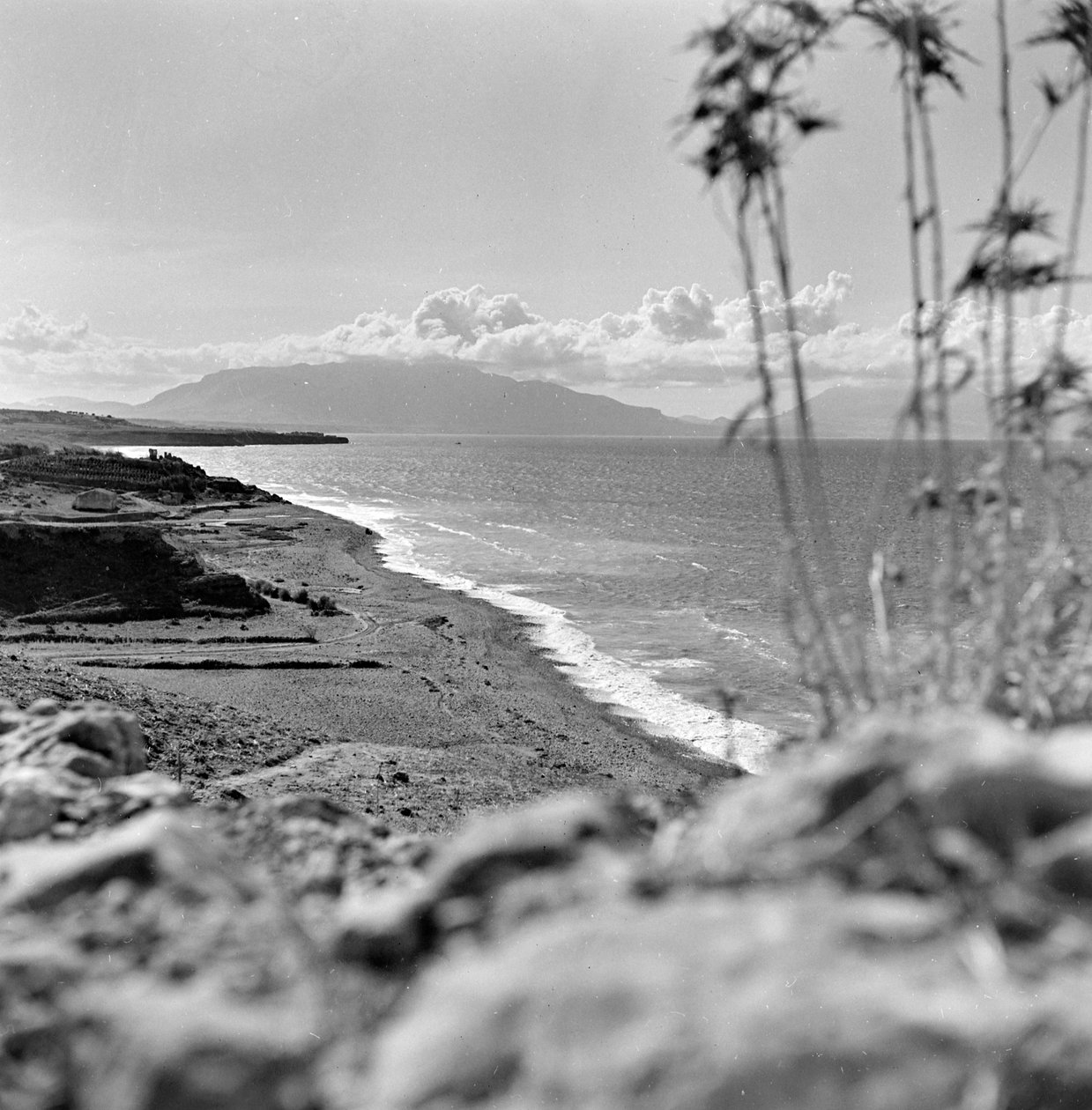 Vista del Golfo de Castellammare de Fosco Maraini