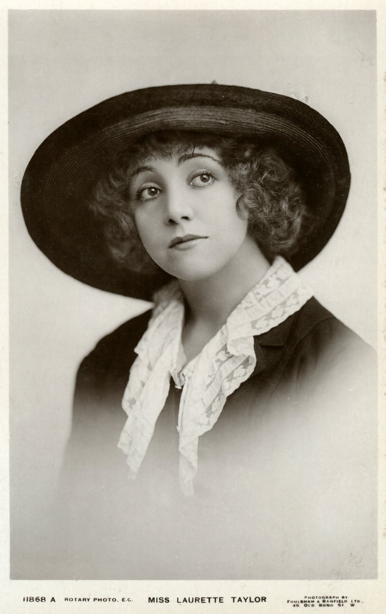 Laurette Taylor, actriz estadounidense, c. 1905-c. 1919 de Foulsham and Banfield
