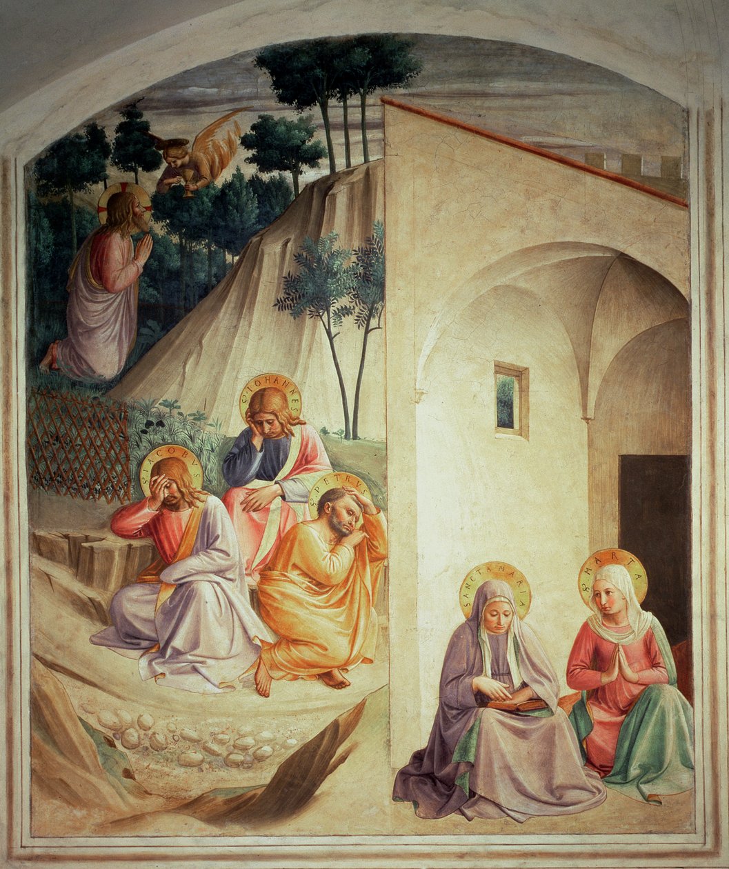 La Agonía en el Jardín de Fra Angelico