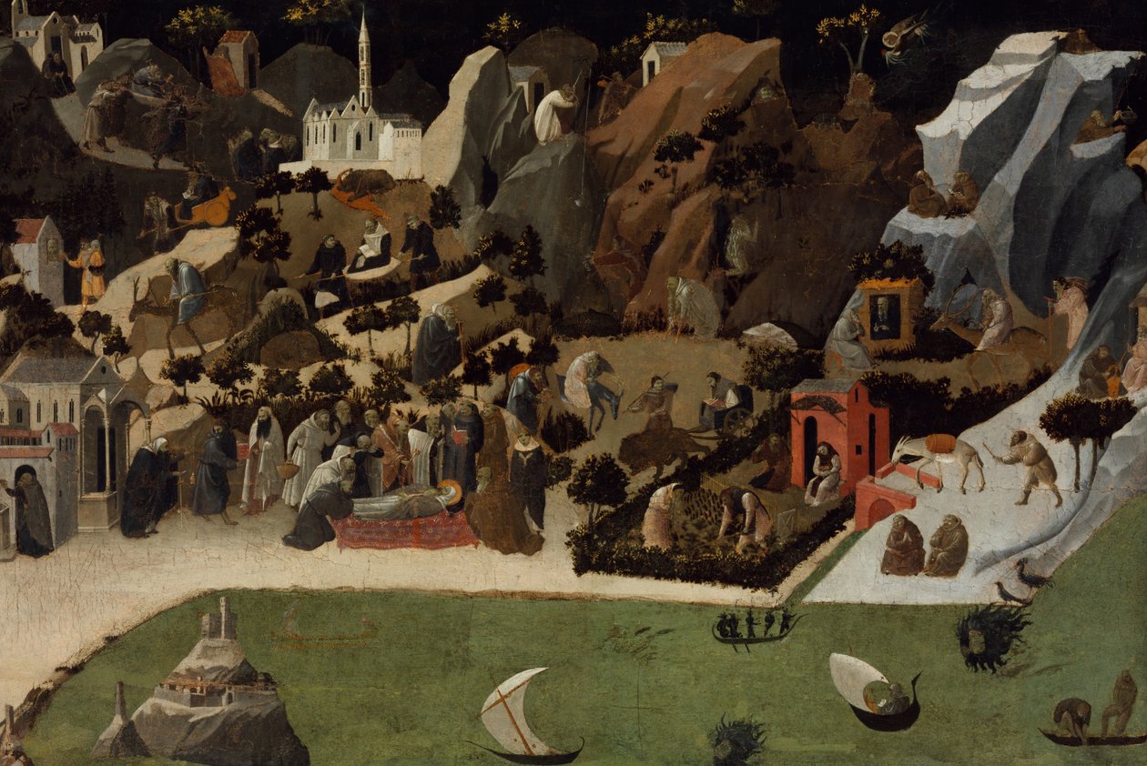 Escenas de las vidas de los Padres del Desierto (Tebaida) de Fra Angelico