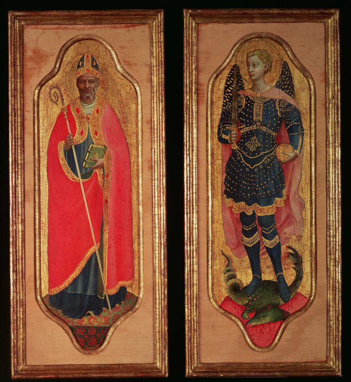 San Nicolás de Bari y San Miguel de Fra Angelico