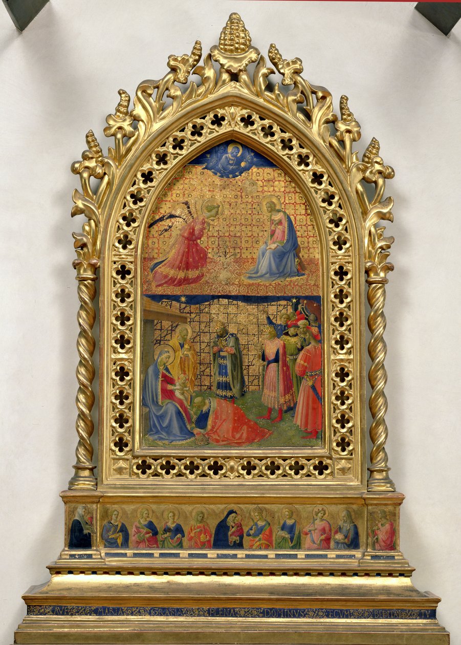 La Anunciación y la Adoración de los Magos de Fra Angelico
