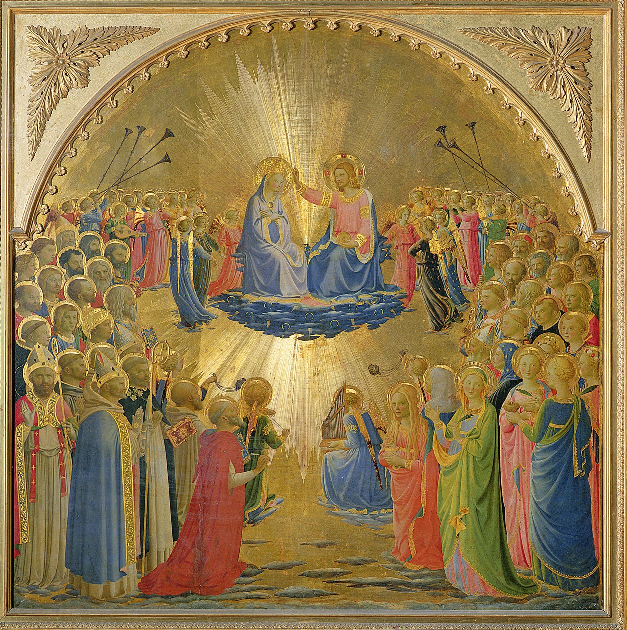 La coronación de la Virgen, c.1440 de Fra Angelico
