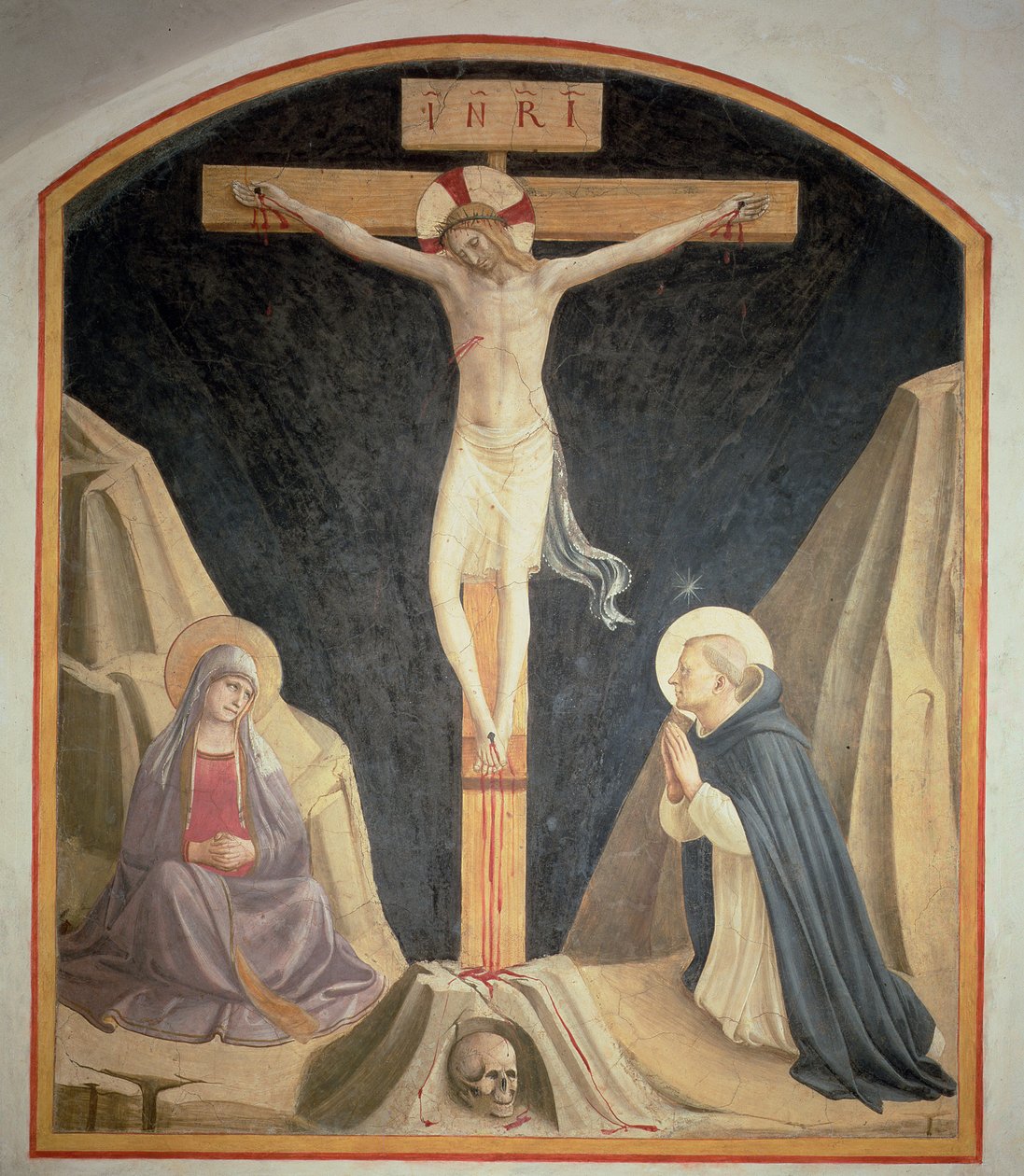 La Crucifixión, 1442 de Fra Angelico