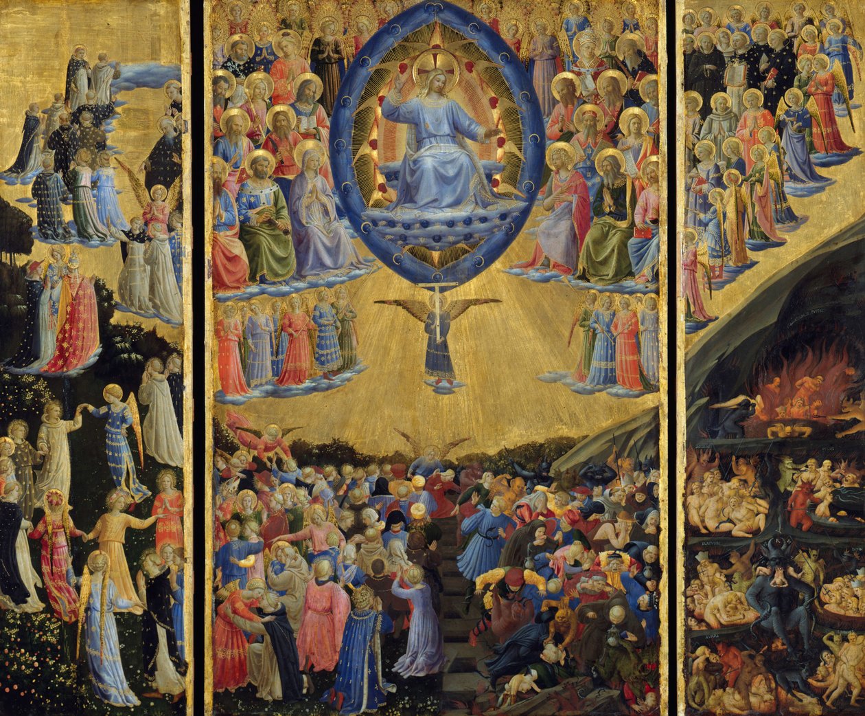 El Juicio Final (Altar alado) de Fra Angelico