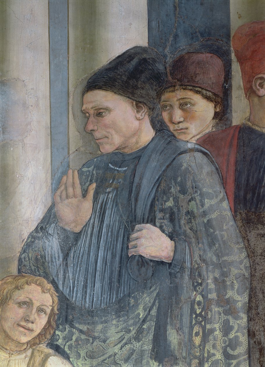 La celebración de las reliquias de San Esteban (detalle) 1452-66 de Fra Filippo Lippi