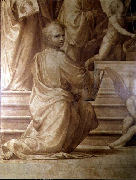 El gran retablo del consejo, (detalle) de Fra Bartolomeo