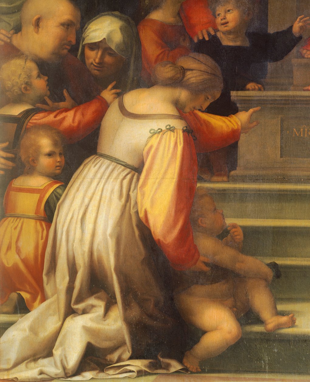 Nuestra Señora de la Misericordia de Bartolomeo della Porta conocido como Fra Bartolomeo (1472-1517), detalle de Fra (1472 1517) Bartolomeo