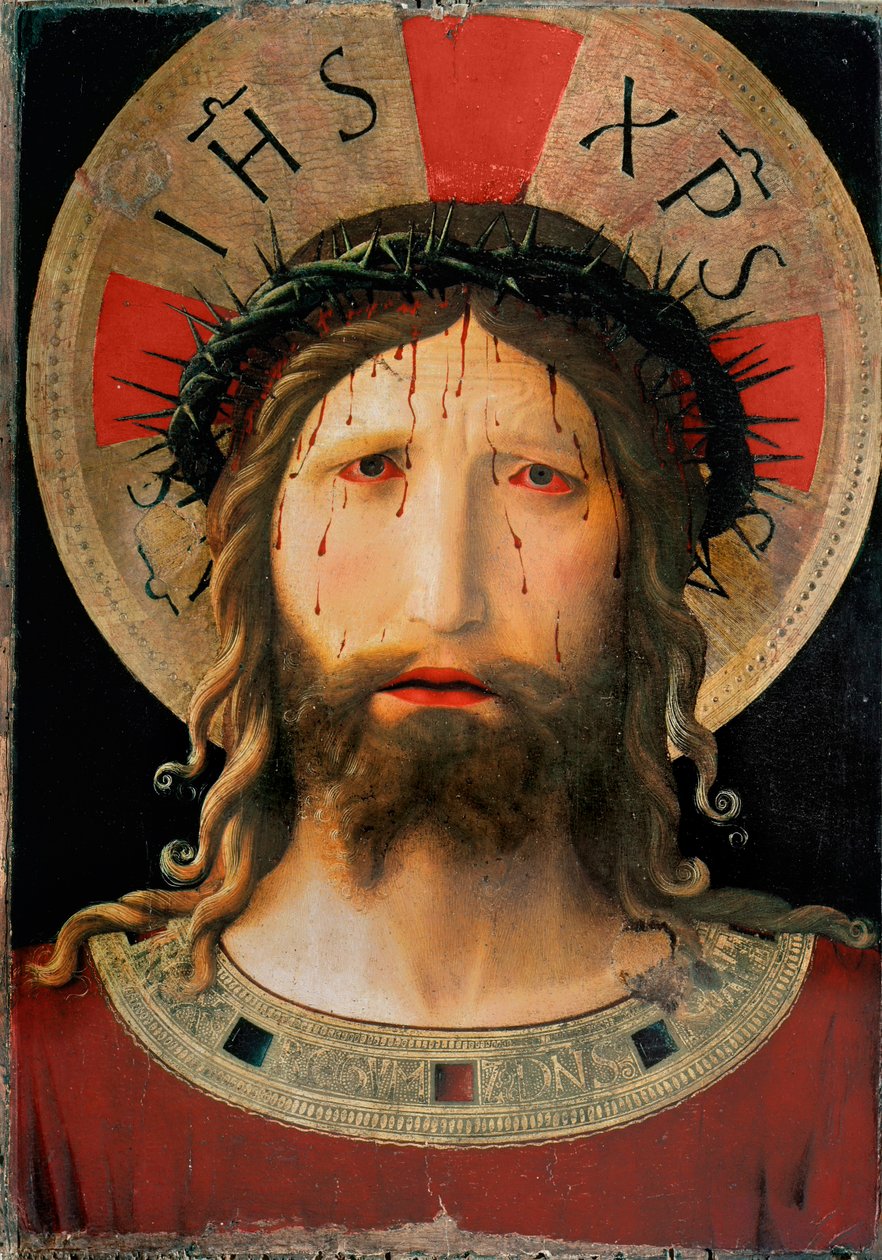 Cristo coronado de espinas, c.1430 (temple sobre madera) de Fra (c.1387 1455) Angelico