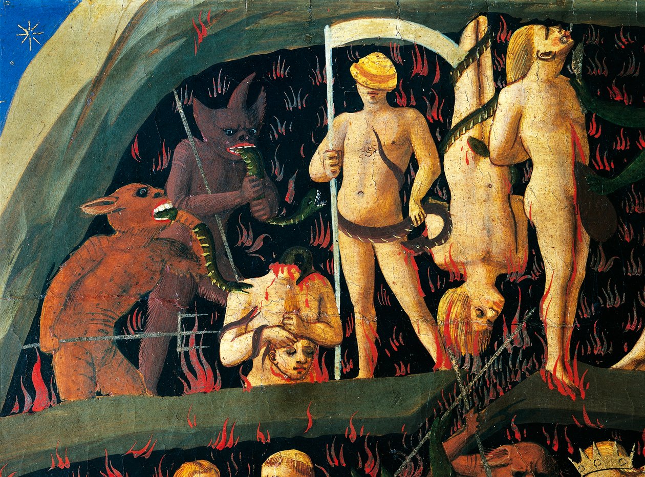 Juicio Final de Giovanni da Fiesole, conocido como Fra Angelico (circa 1400-1455), témpera sobre madera de Fra (c.1387 1455) Angelico