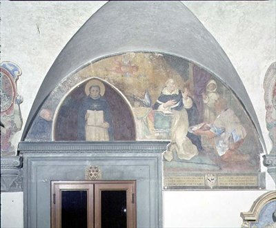 El Descubrimiento Milagroso de la Llave del Cinturón de San Antonino, luneta de Fra (c.1387 1455) Angelico
