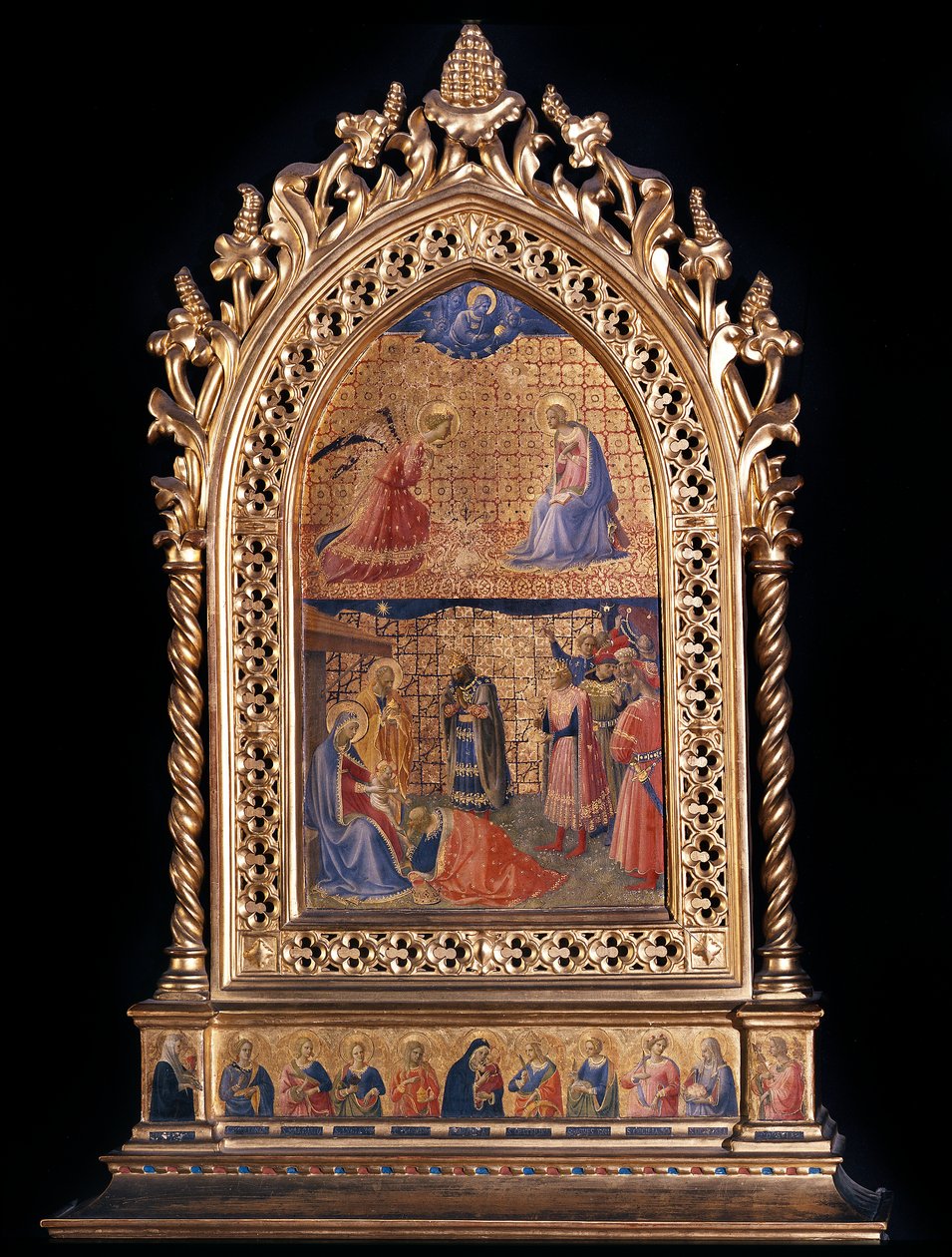 Anunciación y adoración de los Magos de Fra  Angelico
