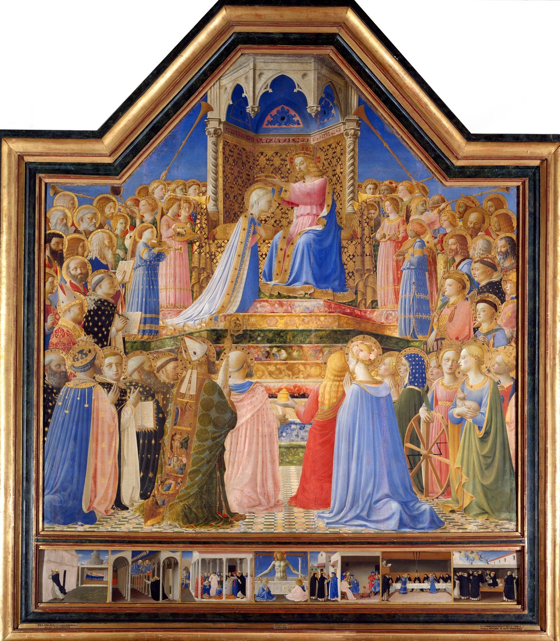 Coronación de la Virgen de Fra  Angelico
