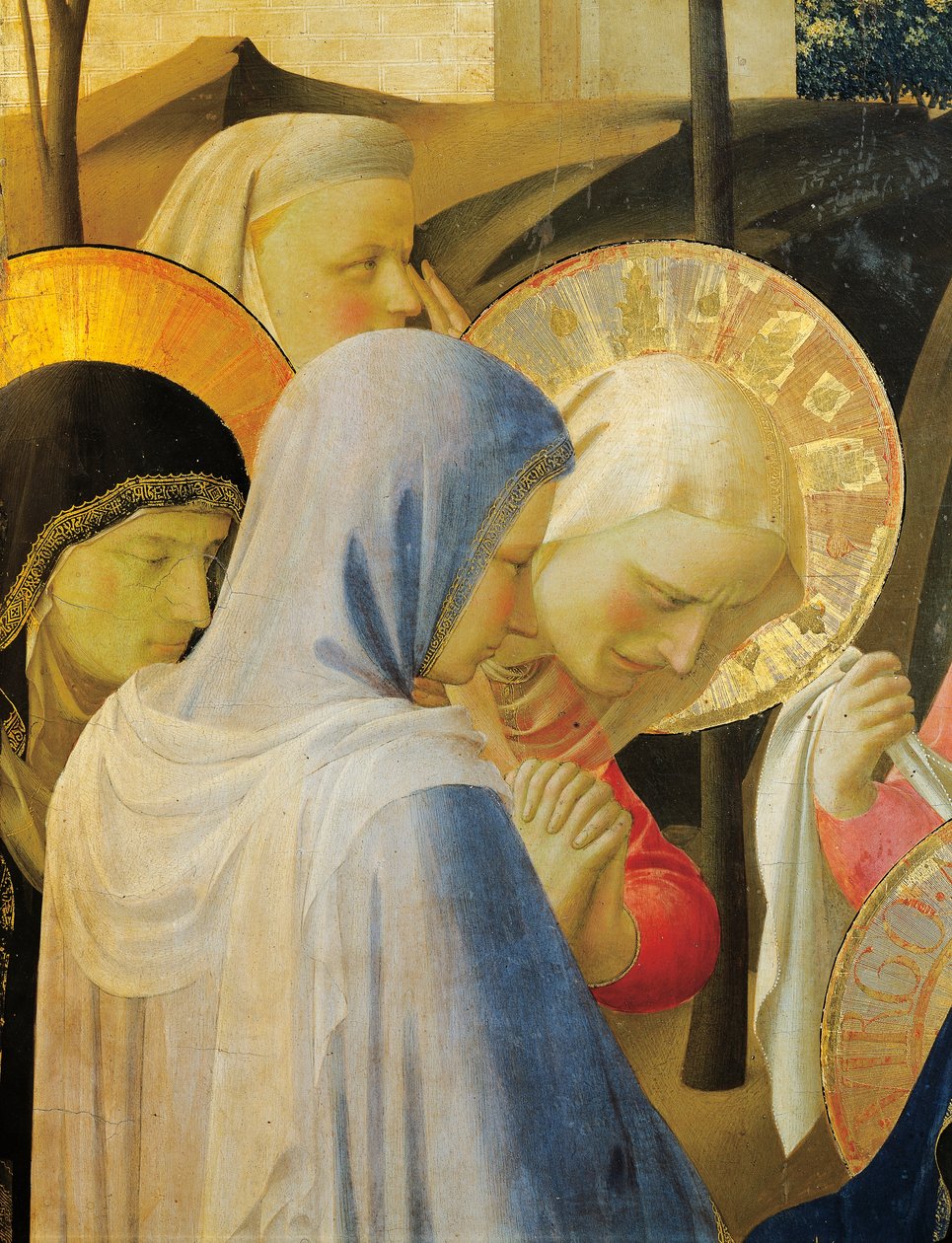 Deposición de la Cruz o Retablo de la Santísima Trinidad, hacia 1432, de Giovanni da Fiesole conocido como Fra Angelico (1400-circa 1455), temple sobre madera de Fra (c.1387 1455) Angelico