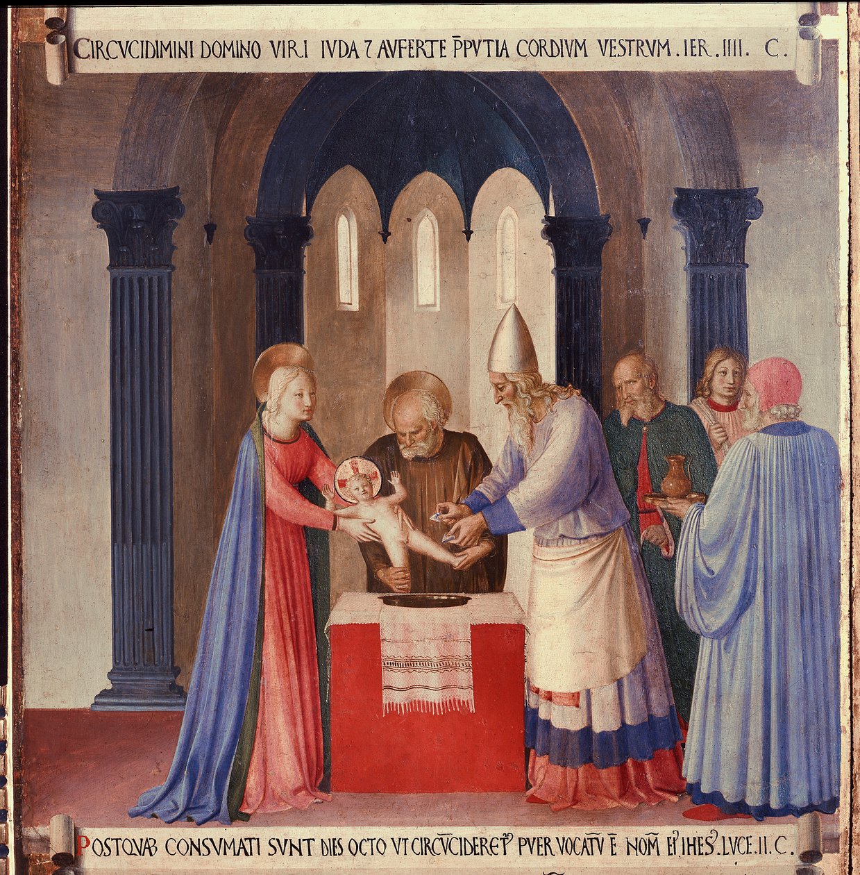 Vida de Cristo: la circuncisión, Armadio degli Argenti de Fra  Angelico