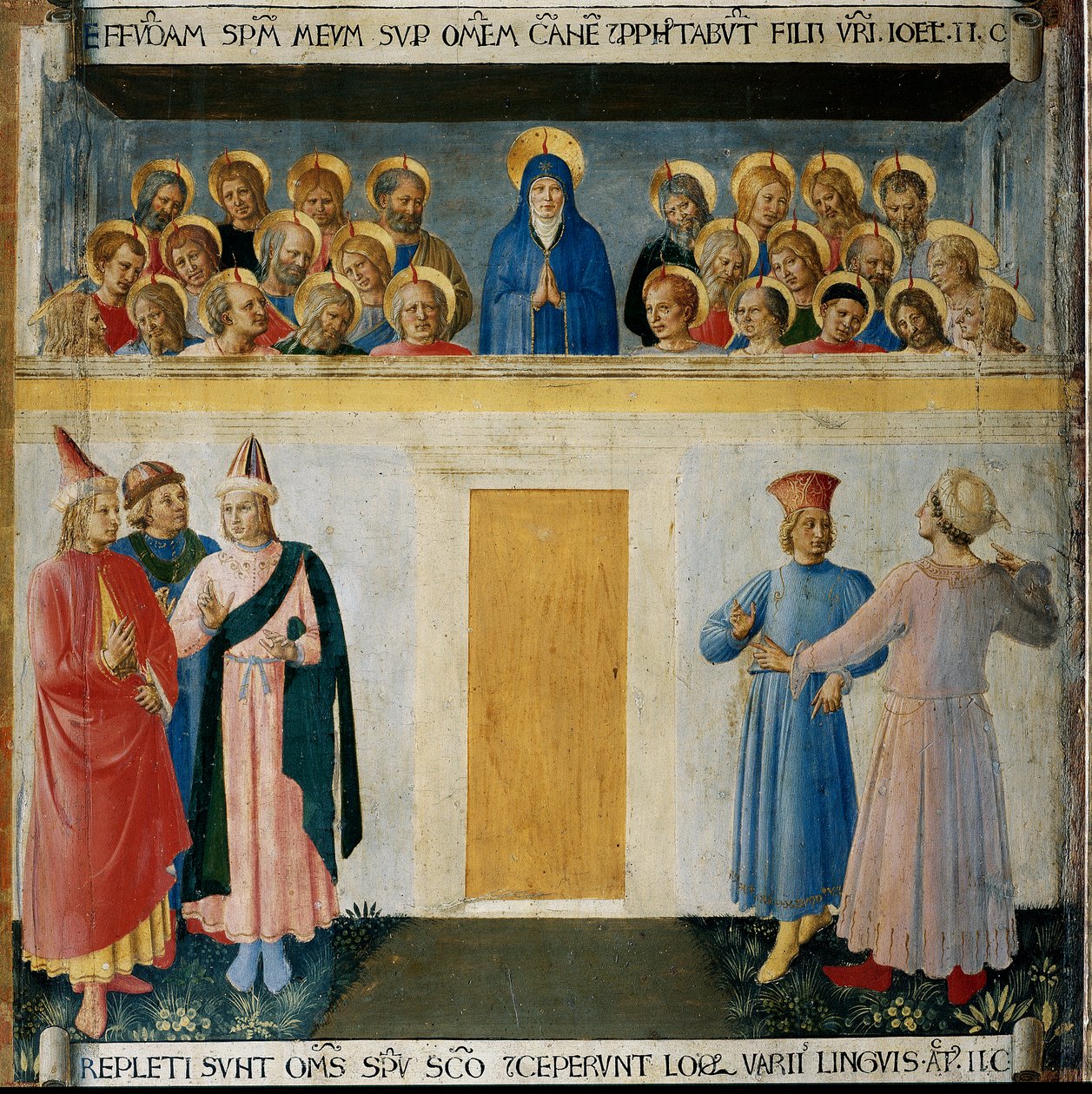 Pentecostés, Vida de Cristo, Armadio degli Argenti de Fra  Angelico