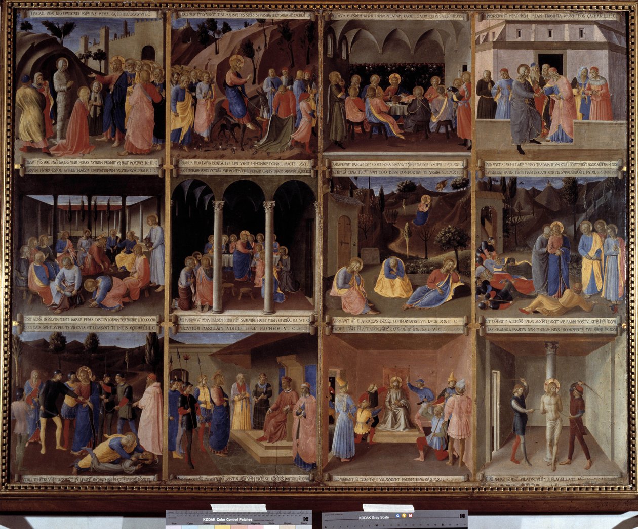 Escenas de la vida de Cristo del Gabinete de Vasos Sagrados o el Gabinete del Ex-Voto de Plata de la Iglesia Santissima Annunziata 1450-1453 de Fra  Angelico