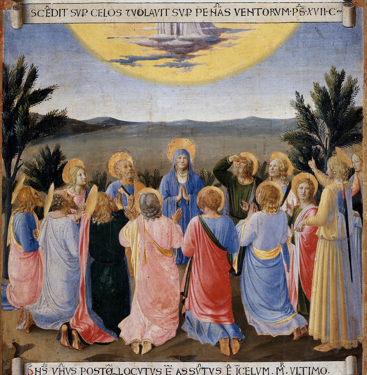 La ascensión. Vida de Cristo, Armadio degli Argenti de Fra  Angelico