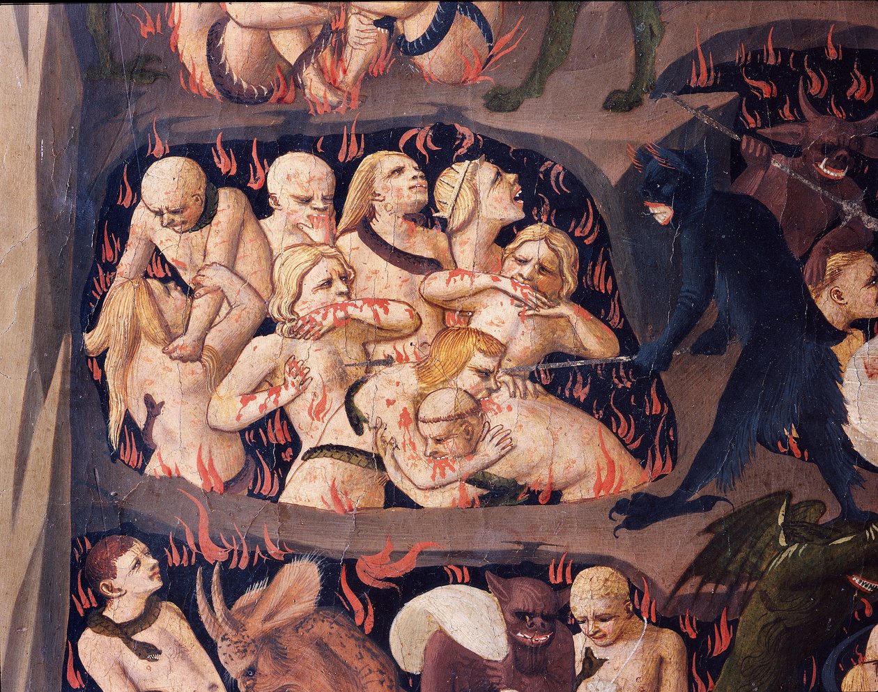 El Juicio Final: Infierno de Fra  Angelico