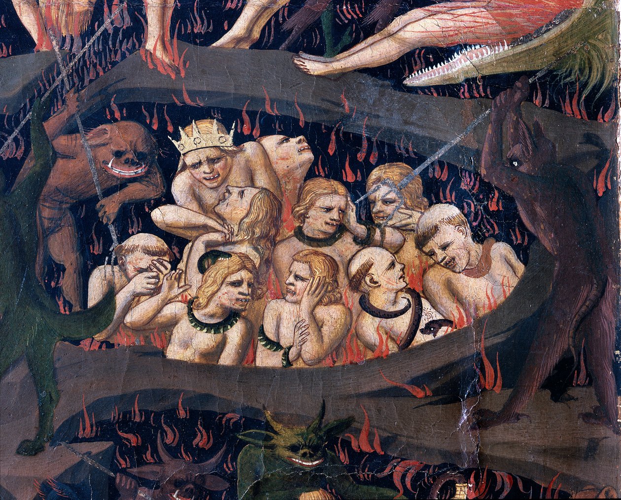 El Juicio Final: Infierno de Fra  Angelico