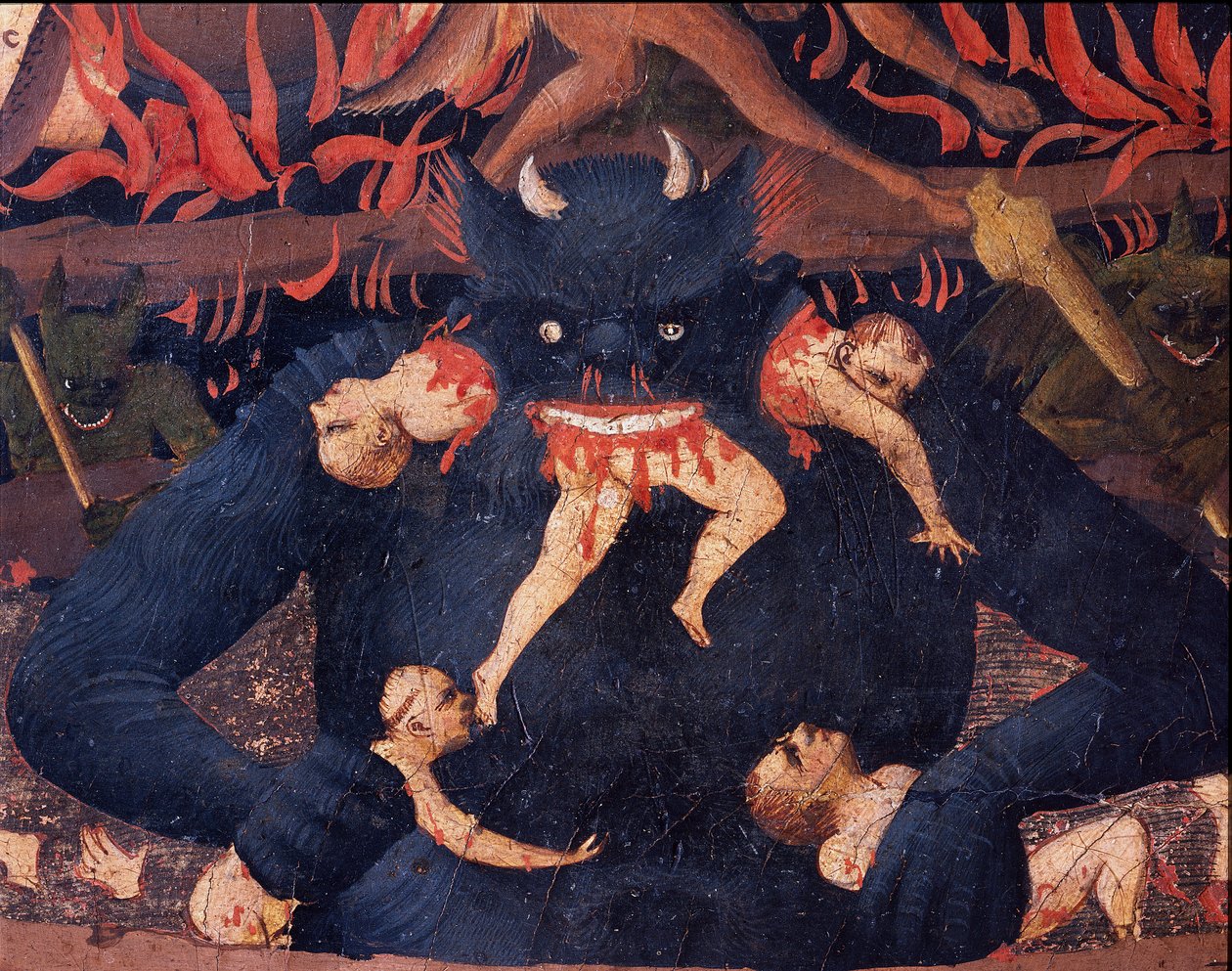 El Juicio Final: Infierno de Fra  Angelico
