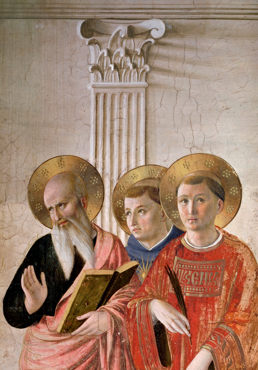 La Madonna de las Sombras (detalle) de Fra  Angelico