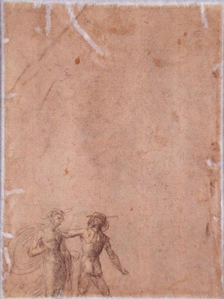 Dos Figuras (verso) de Fra 1472 1517 Bartolommeo