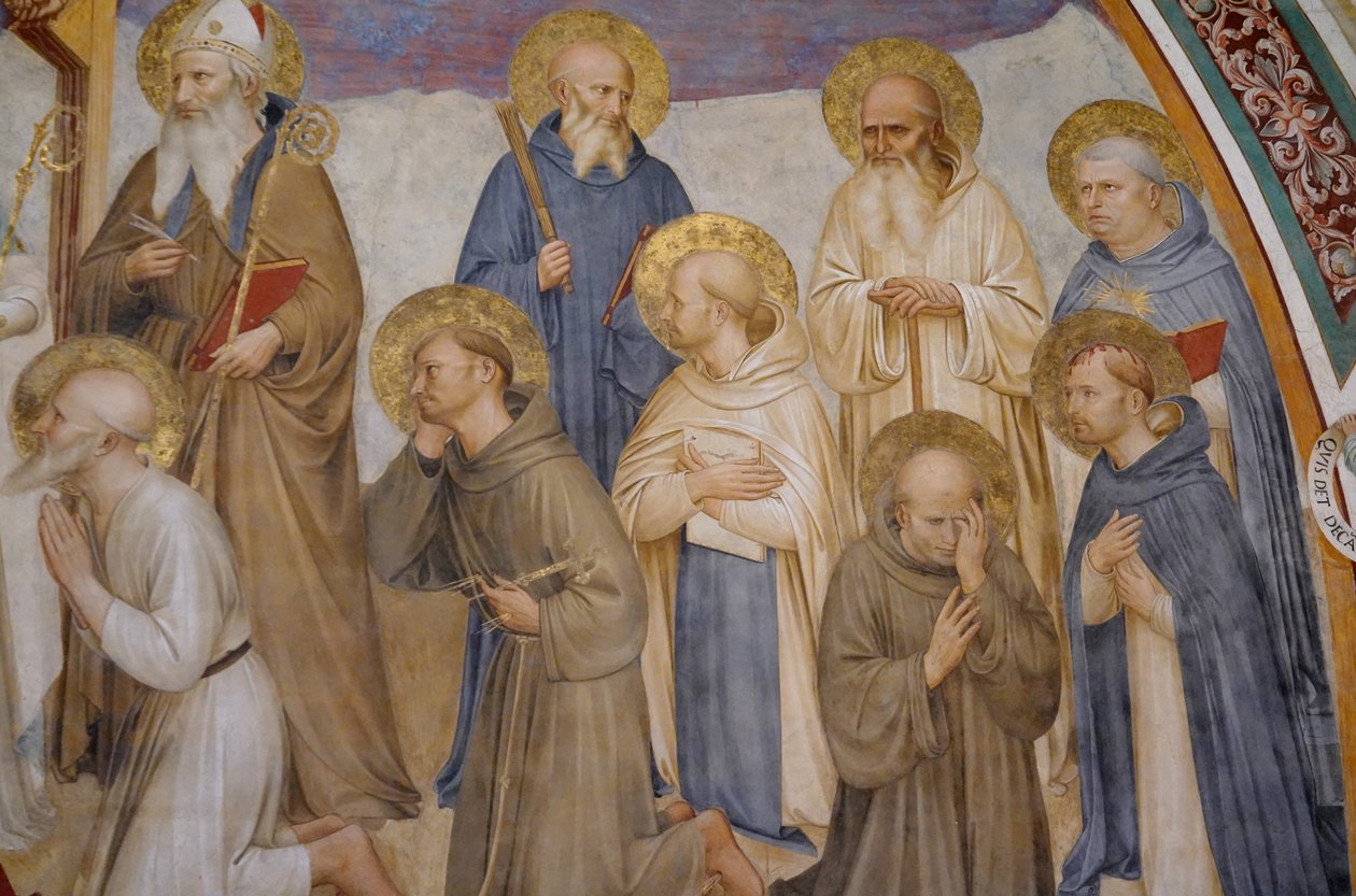 Crucifixión con santos de Fra Angelico