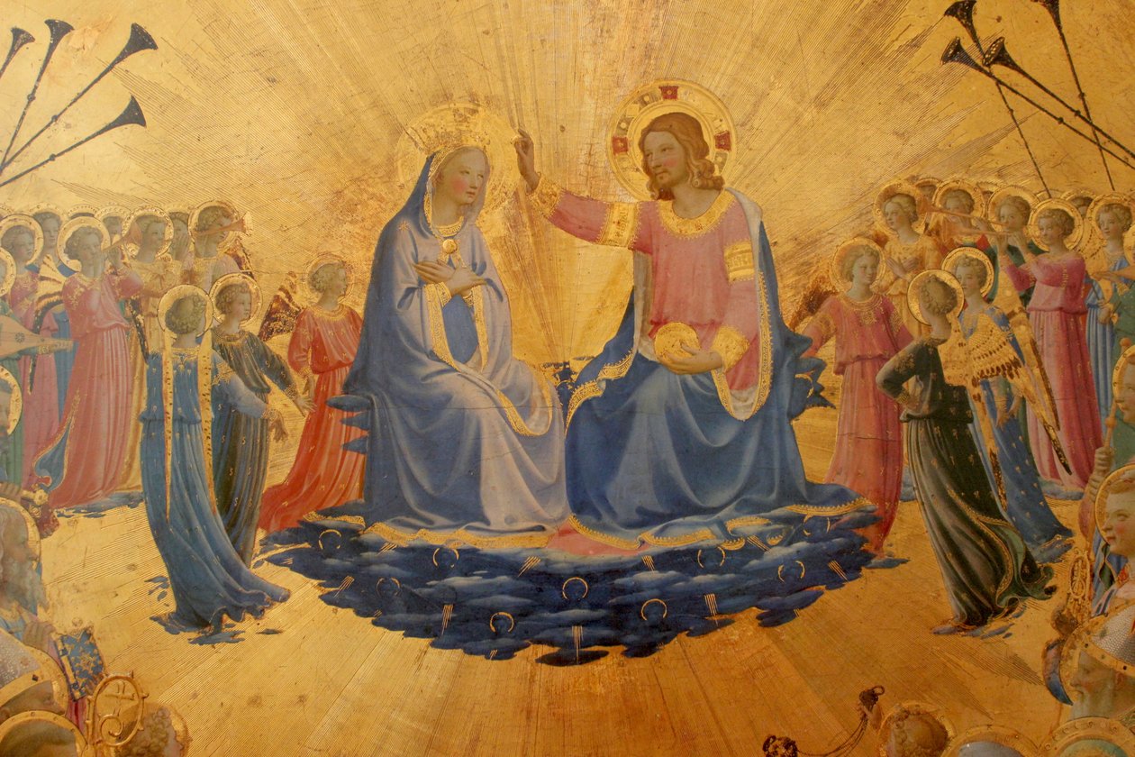 Italiano: Coronación de la Virgen Coronación de la Virgen de Fra Angelico