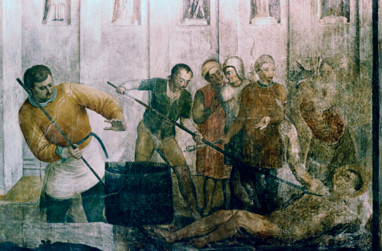Martirio de San Lorenzo, mediados del siglo XV de Fra Angelico