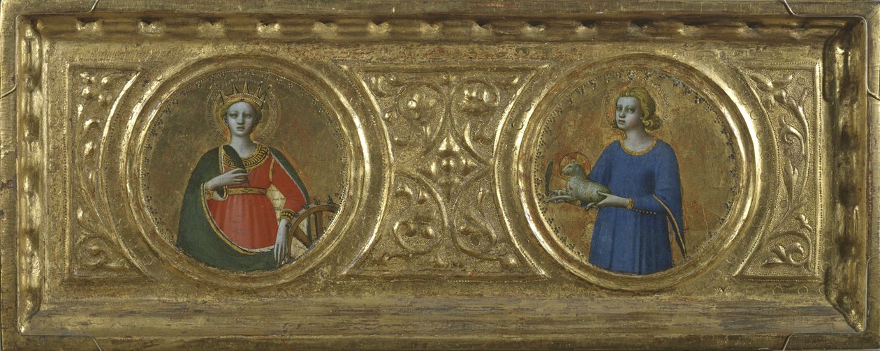 Santa Catalina de Alejandría y Santa Inés de Fra Angelico