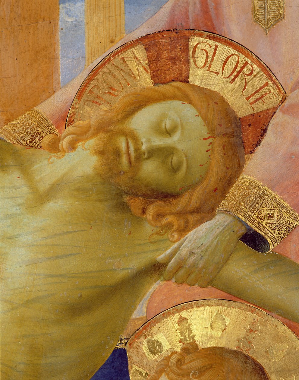 Retablo de Santa Trinita (detalle) de Fra Angelico