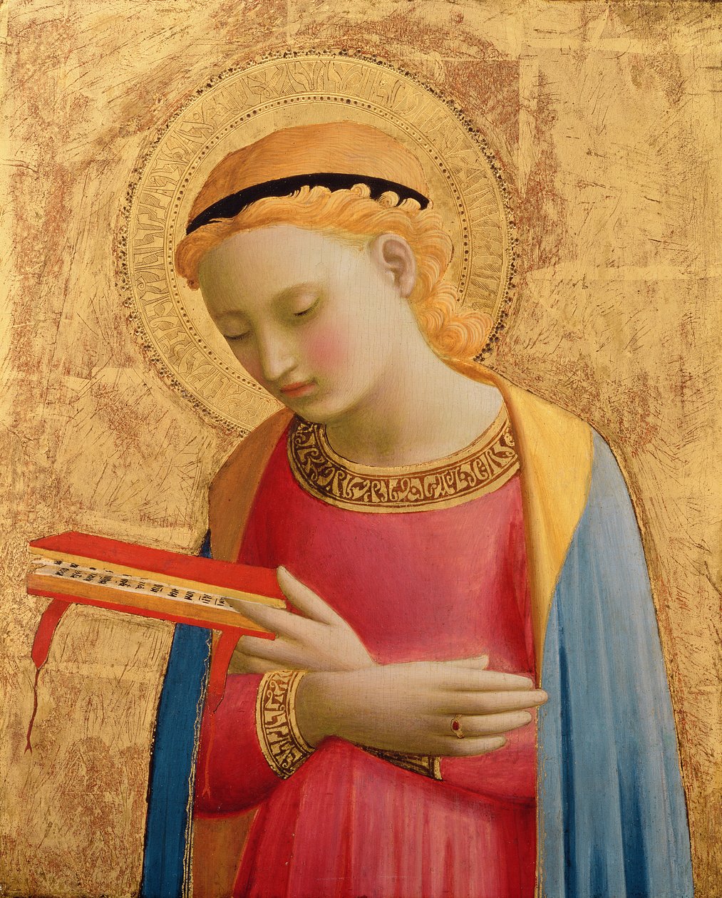 Virgen Anunciada, 1450-55 de Fra Angelico