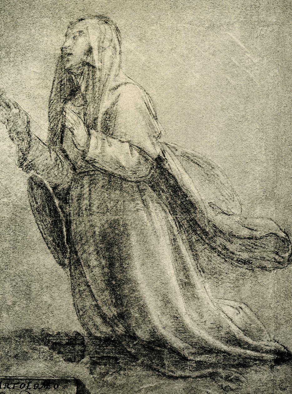 Estudio sobre Santa Catalina de Siena de Fra Bartolomeo