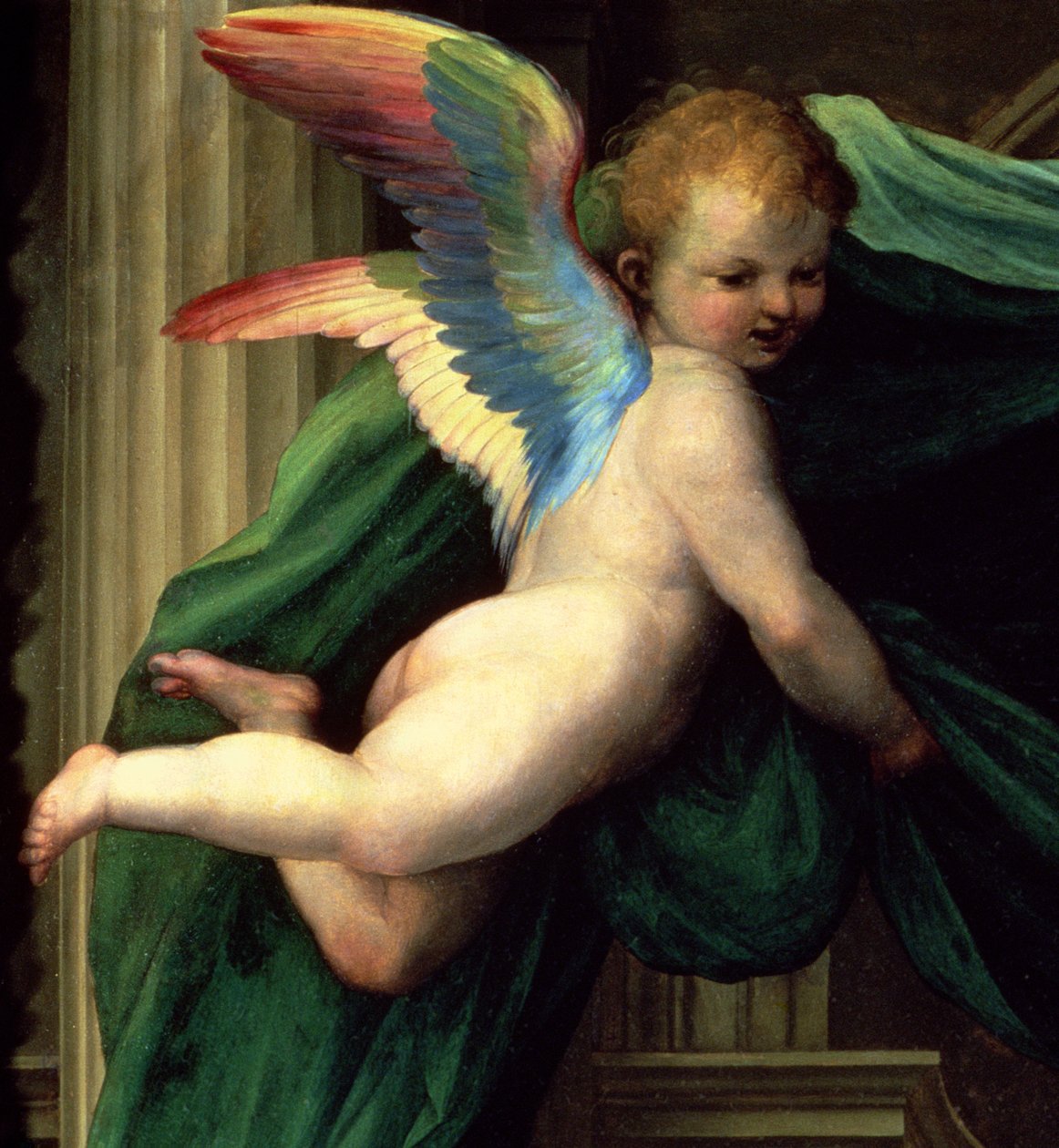 El Matrimonio Místico de Santa Catalina de Siena con Santos (detalle) de Fra Bartolommeo