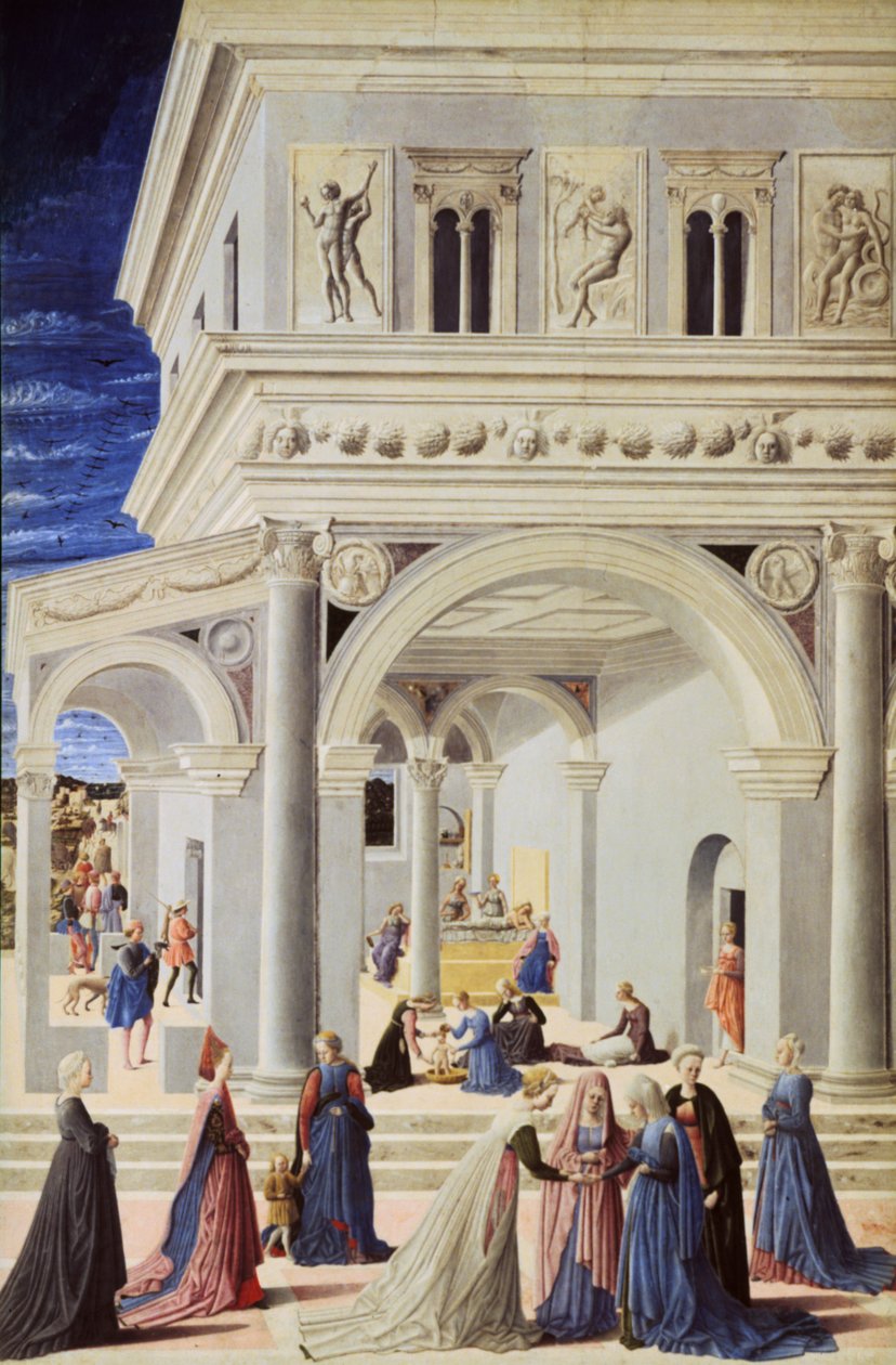 El nacimiento de la Virgen, 1467 de Fra Carnevale